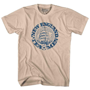 New England Tea Men Adult Cotton T-Shirt - Creme