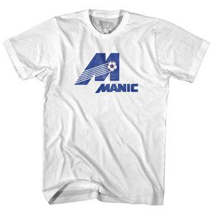 Montreal Manic Womens Cotton Junior Cut T-Shirt - White Montreal Manic Womens Cotton Junior Cut T-Shirt - White