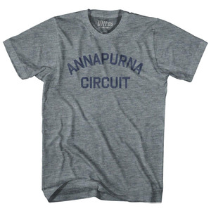 Annapurna Circuit Womens Tri-Blend Junior Cut T-Shirt - Athletic Grey Annapurna Circuit Womens Tri-Blend Junior Cut T-Shirt - Athletic Grey