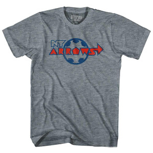 New York Arrows Youth Tri-Blend Soccer T-shirt - Athletic Grey New York Arrows Youth Tri-Blend Soccer T-shirt - Athletic Grey