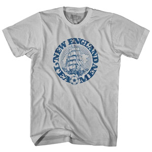 New England Tea Men Adult Cotton Soccer T-shirt - Cool Grey
