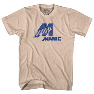 Montreal Manic Adult Cotton Soccer T-shirt - Creme Montreal Manic Adult Cotton Soccer T-shirt - Creme