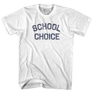 School Choice Youth Cotton T-Shirt - White School Choice Youth Cotton T-Shirt - White