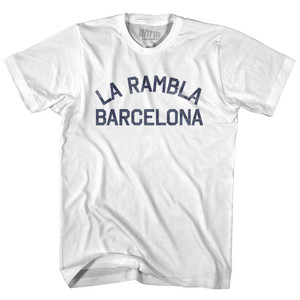 La Rambla Barcelona Youth Cotton T-Shirt - White