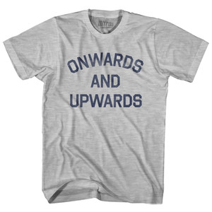 Onwards And Upwards Womens Cotton Junior Cut T-Shirt - Grey Heather Onwards And Upwards Womens Cotton Junior Cut T-Shirt - Grey Heather
