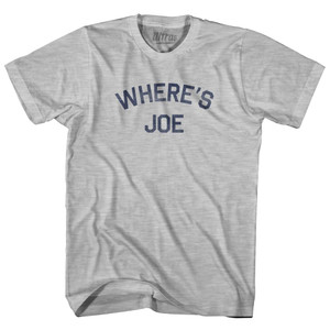 Wheres Joe Youth Cotton T-Shirt - Grey Heather