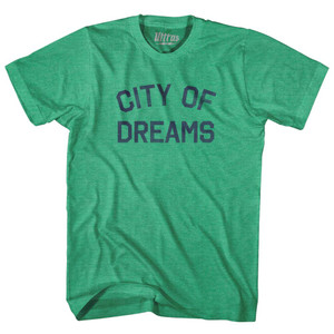 City Of Dreams Adult Cotton T-Shirt - Kelly Green