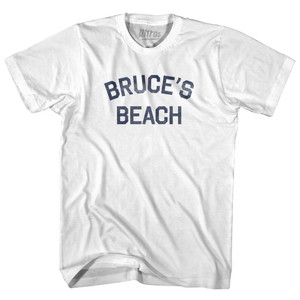 Bruces Beach Youth Cotton T-Shirt - White Bruces Beach Youth Cotton T-Shirt - White