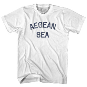 Aegean Sea Womens Cotton Junior Cut T-Shirt - White