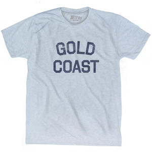 Gold Coast Adult Tri-Blend T-Shirt - Athletic White