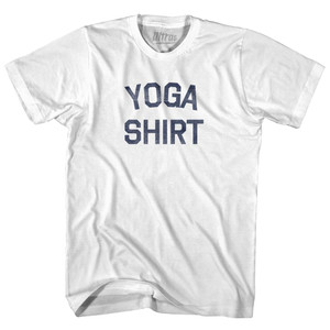 Yoga Shirt Womens Cotton Junior Cut T-Shirt - White