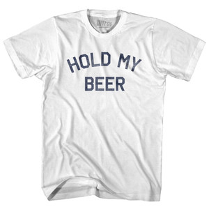 Hold My Beer Youth Cotton T-Shirt - White Hold My Beer Youth Cotton T-Shirt - White