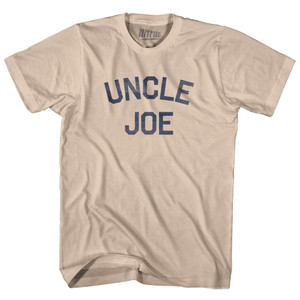 Uncle Joe Adult Cotton Political City T-Shirt - Creme