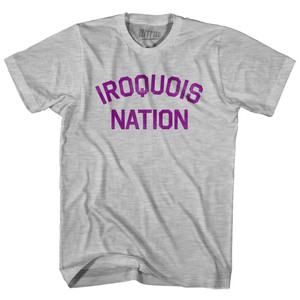 Iroquois Nation Adult Cotton T-Shirt - Grey Heather