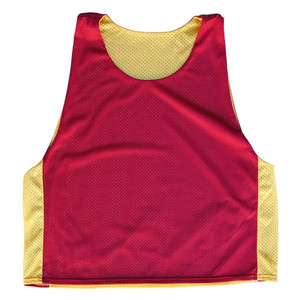 Cardinal and Yellow Reversible Lacrosse Pinnie Made in USA - Cardinal & Yellow Cardinal and Yellow Reversible Lacrosse Pinnie Made in USA - Cardinal & Yellow