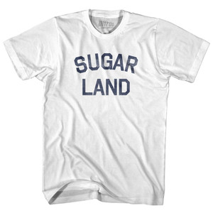 Sugar Land Womens Cotton Junior Cut T-Shirt - White