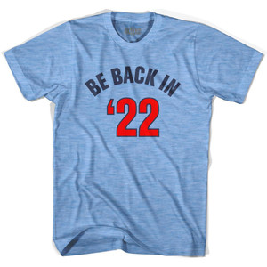 USA Soccer Be Back in 22 Adult Tri-Blend Soccer T-shirt - Athletic Blue USA Soccer Be Back in 22 Adult Tri-Blend Soccer T-shirt - Athletic Blue