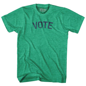 Vote Adult Tri-Blend T-Shirt - Heather Green