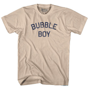 Bubble Boy Adult Cotton T-Shirt - Creme