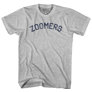 Zoomers Womens Cotton Junior Cut T-Shirt - Grey Heather Zoomers Womens Cotton Junior Cut T-Shirt - Grey Heather