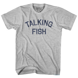 Talking Fish Womens Cotton Junior Cut T-Shirt - Grey Heather Talking Fish Womens Cotton Junior Cut T-Shirt - Grey Heather