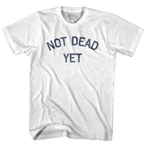 Not Dead Yet Youth Cotton T-Shirt - White Not Dead Yet Youth Cotton T-Shirt - White
