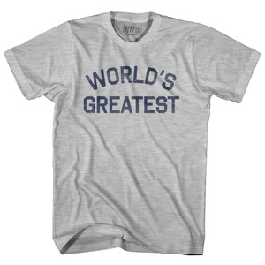 World's Greatest Adult Cotton T-Shirt - Grey Heather World's Greatest Adult Cotton T-Shirt - Grey Heather