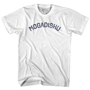 Mogadishu Womens Cotton Junior Cut T-Shirt - White