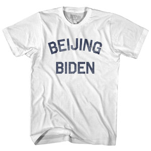 Beijing Biden Youth Cotton T-Shirt - White Beijing Biden Youth Cotton T-Shirt - White