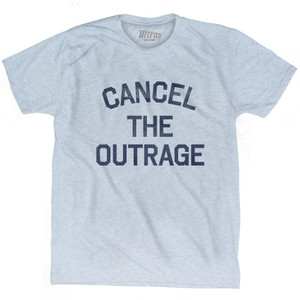 Cancel The Outrage Adult Tri-Blend T-Shirt - Athletic White Cancel The Outrage Adult Tri-Blend T-Shirt - Athletic White