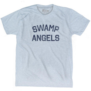 Swamp Angels Adult Tri-Blend T-Shirt - Athletic White