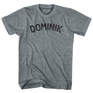 Dominik Adult Tri-Blend T-Shirt - Athletic Grey