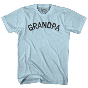 Grandpa Adult Cotton T-Shirt - Light Blue