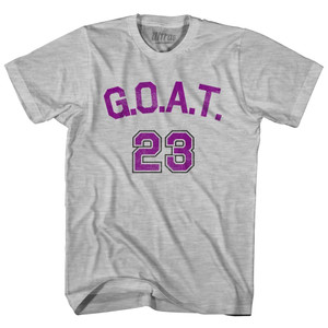 Goat 23 Purple Art Youth Cotton T-Shirt - Grey Heather Goat 23 Purple Art Youth Cotton T-Shirt - Grey Heather