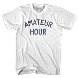 Amateur Hour Womens Cotton Junior Cut T-Shirt - White