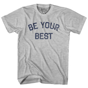 Be Your Best Womens Cotton Junior Cut T-Shirt - Grey Heather