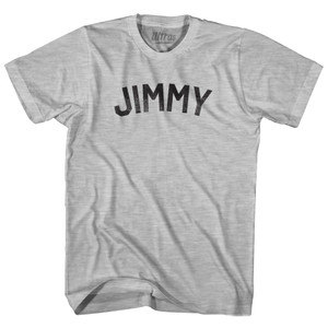 Jimmy Adult Cotton T-Shirt - Grey Heather Jimmy Adult Cotton T-Shirt - Grey Heather