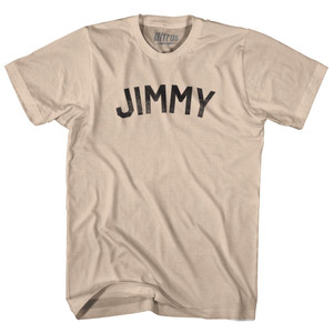 Jimmy Adult Cotton T-Shirt - Creme