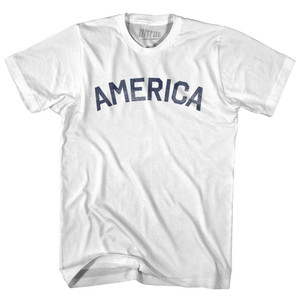 America Youth Cotton T-Shirt - White America Youth Cotton T-Shirt - White