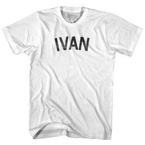 Ivan Womens Cotton Junior Cut T-Shirt - White