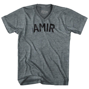 Amir Adult Tri-Blend V-neck Womens Junior Cut T-shirt - Athletic Grey Amir Adult Tri-Blend V-neck Womens Junior Cut T-shirt - Athletic Grey