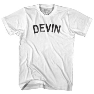 Devin Youth Cotton T-shirt - White Devin Youth Cotton T-shirt - White