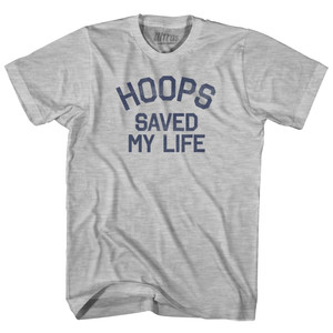 Hoops Saved My Life Youth Cotton T-Shirt - Grey Heather Hoops Saved My Life Youth Cotton T-Shirt - Grey Heather