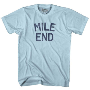 Mile End Adult Cotton T-Shirt - Light Blue