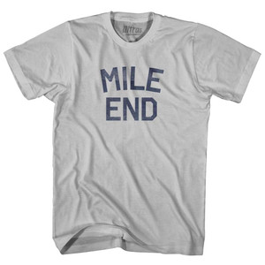 Mile End Adult Cotton T-Shirt - Cool Grey