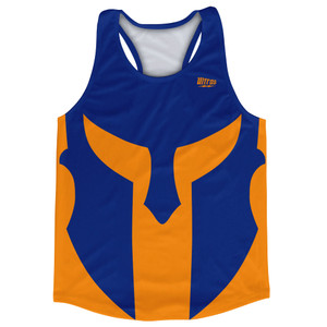 Spartan Running Track Tops Made In USA - Blue Royal And Tennessee Orange Spartan Running Track Tops Made In USA - Blue Royal And Tennessee Orange