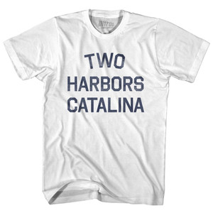 Two Harbors Catalina Island Youth Cotton T-shirt - White Two Harbors Catalina Island Youth Cotton T-shirt - White