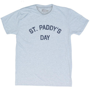 St. Paddys Day St. Patricks Day Adult Tri-Blend T-Shirt - Athletic White St. Paddys Day St. Patricks Day Adult Tri-Blend T-Shirt - Athletic White