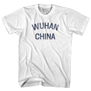 Wuhan China Womens Cotton Junior Cut T-shirt - White