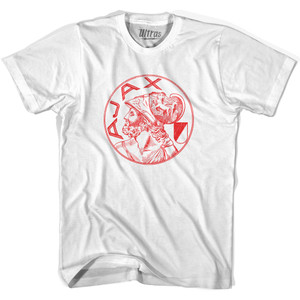 Ajax Amsterdam Women Cotton Text Soccer T-shirt - White Ajax Amsterdam Women Cotton Text Soccer T-shirt - White